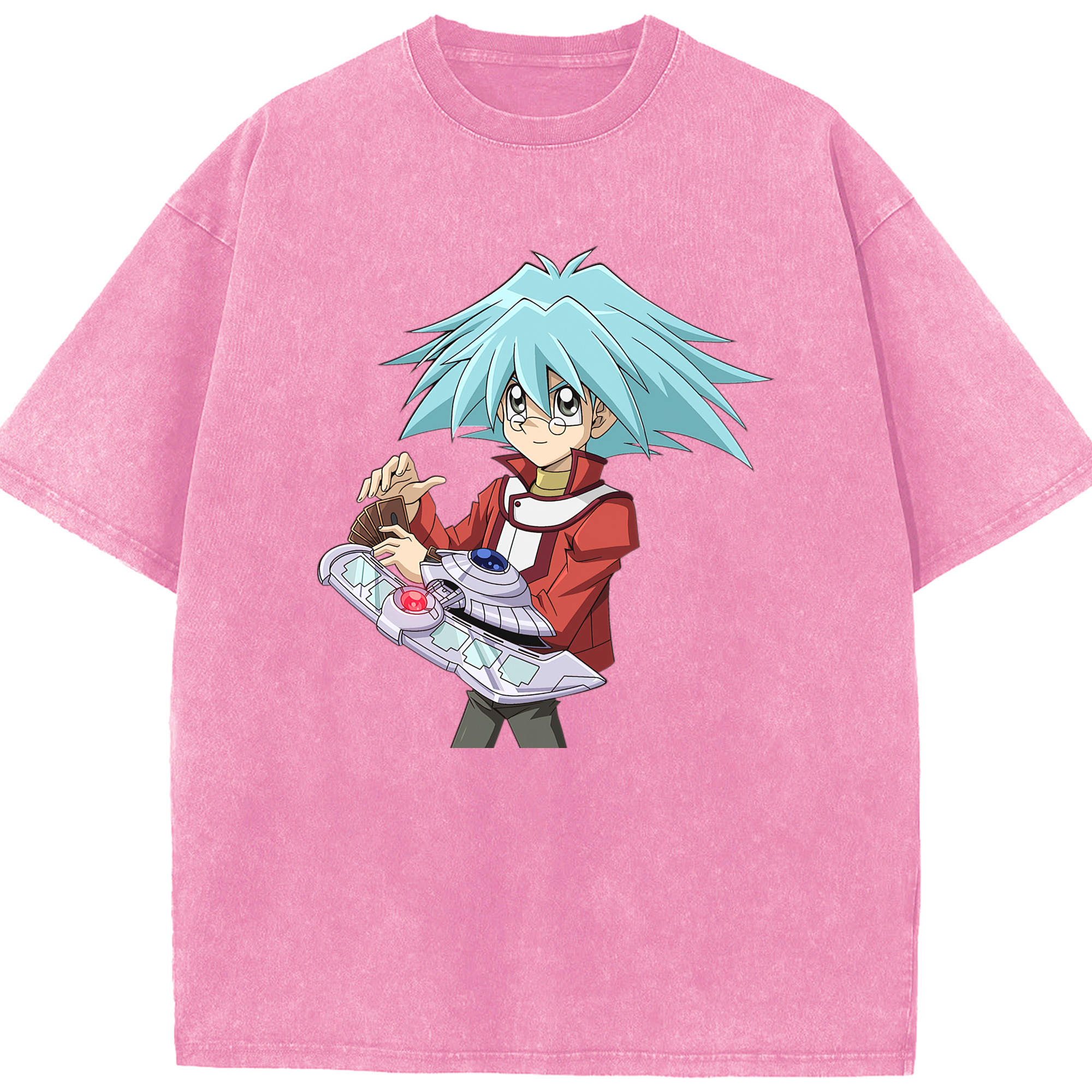 （画像用） 遊☆戯☆王 Yu-Gi-Oh! 綿100% ヴィンテージ風 半袖Tシャツ（フロントプリント）